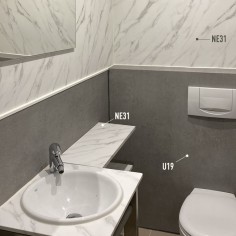 Vinilo de revestimiento autoadhesivo U19 Light Concrete 2