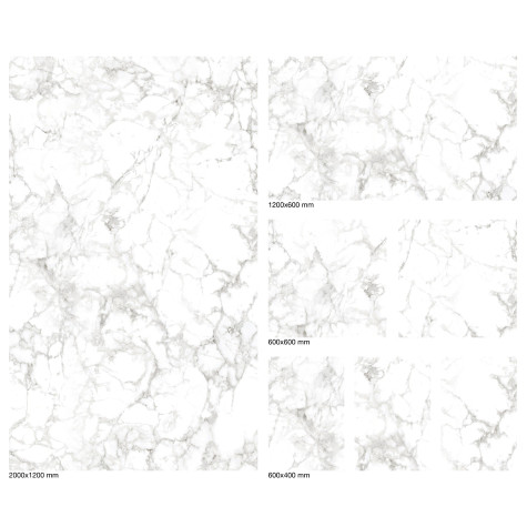 PR1540 Vinilo precortado efecto mármol blanco