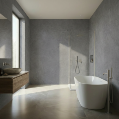 Vinilo de Revestimiento efecto hormigón NE26 Dark Grey Concrete Plaster 2