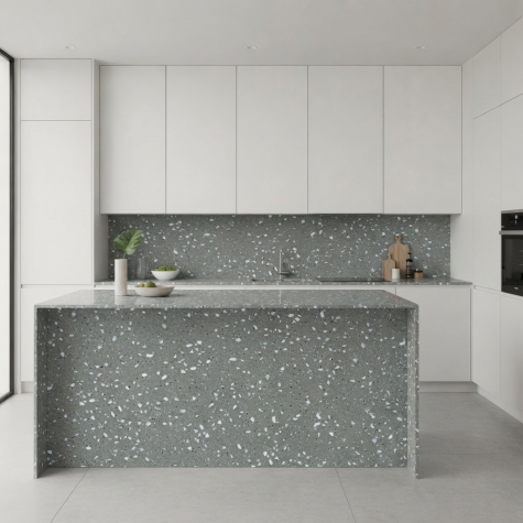 Vinilo de Revestimiento NG02 Spotted cement grey