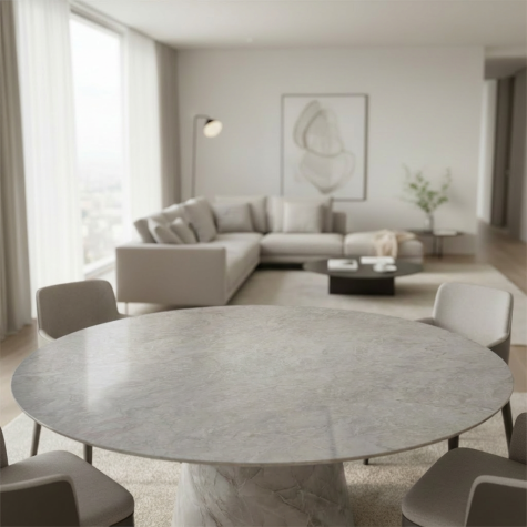 Vinilo de revestimiento para mesa efecto mármol NG04 Cream Marble
