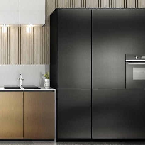 NE49 Soft Brushed Dark Silver