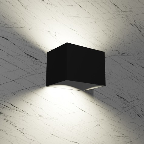 NE72 Black stripes white marble