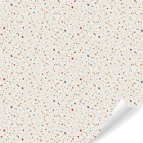 NE29 White And Multicolored Stone Plaster