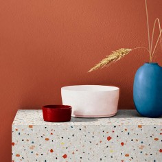 NE29 White And Multicolored Stone Plaster 2