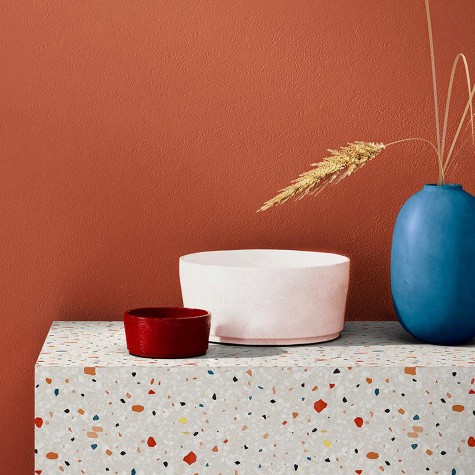 NE29 White And Multicolored Stone Plaster